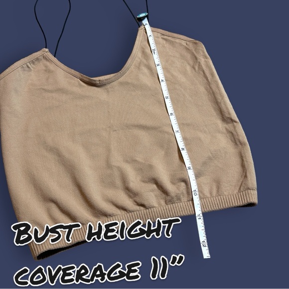 NWOT Free People Intimately Skinny Strap Seamless Brami in Natural. Size XS/S - Picture 5 of 8